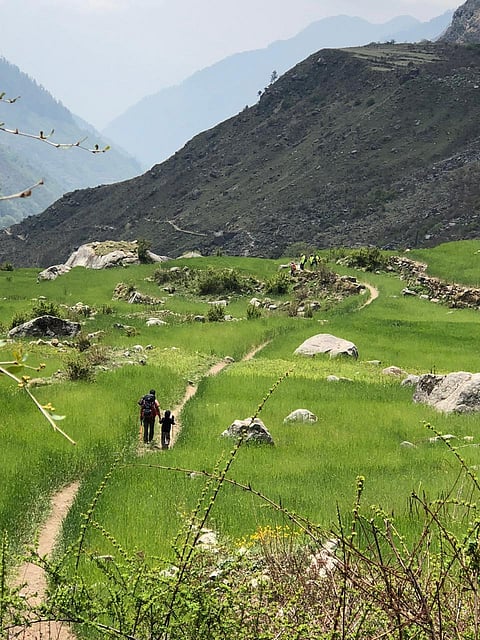 The stunning views more than made up for the strenuous climb